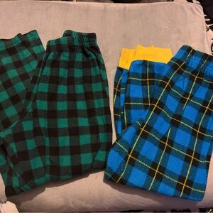 Cat & Jack Kids Pajama Bottoms - Blue, Green, White